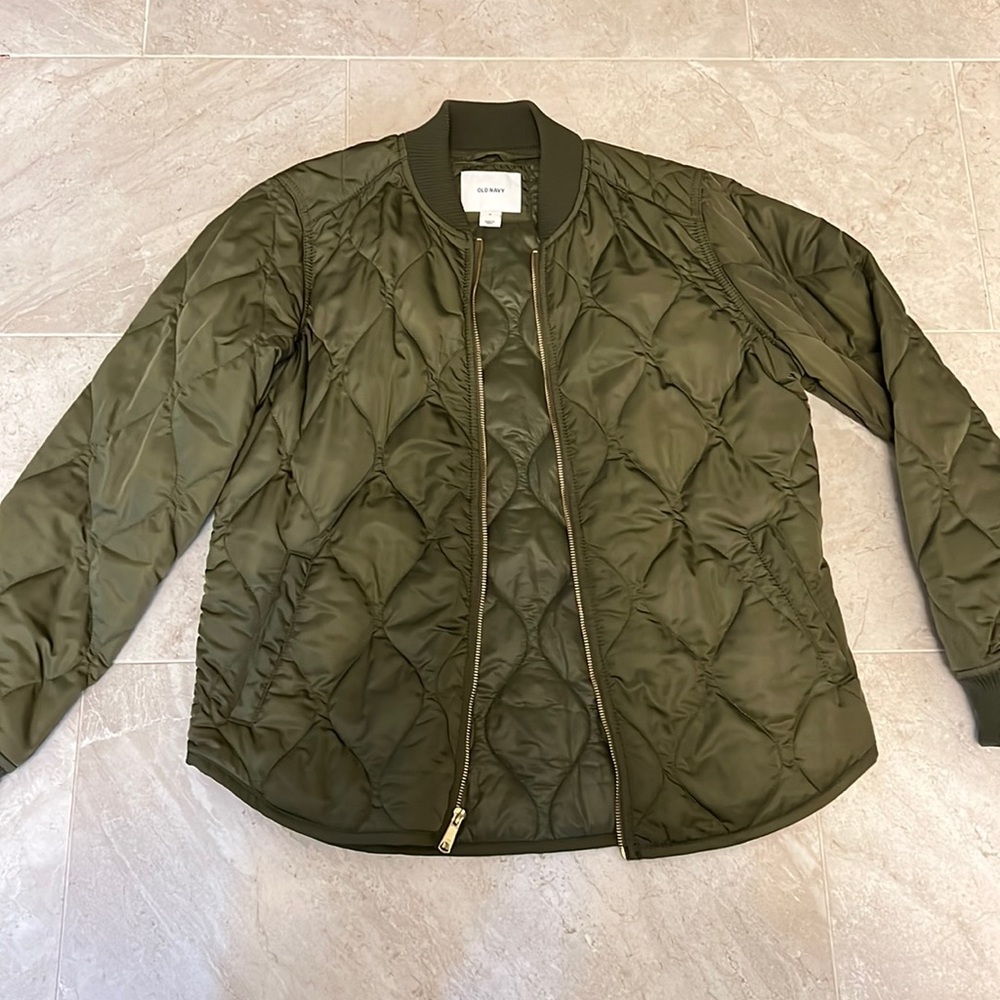 Old Navy quilted bomber jacket